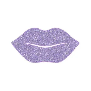 Purple Glitter Gel Moisturizing Lip Patches - Idc Institute