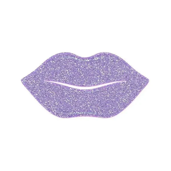 Purple Glitter Gel Moisturizing Lip Patches - Idc Institute - Image 2