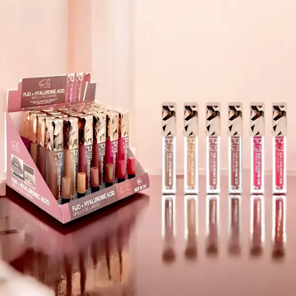 Fijo Lip Glosses With Hyaluronic Acid-Easy Paris B124-01 - Image 4