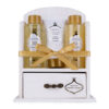 Bath set winter magic wooden