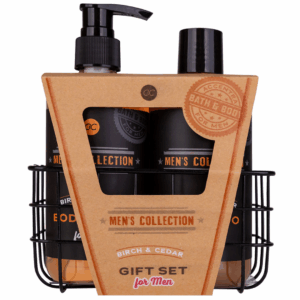 Gift set MEN'S COLLECTION in wire basket