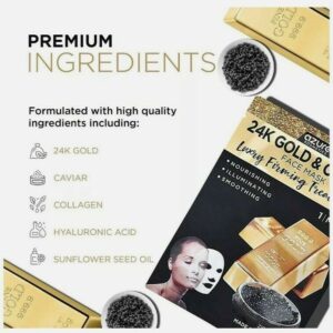 Μάσκα προσώπου 24K Gold & Caviar