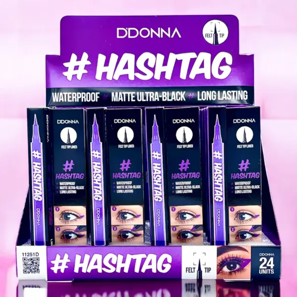 #Hashtag 24H Liquid Eyeliner Purple - Image 5