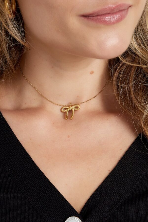 Necklace Bow Baby – Χρυσό Χρώμα