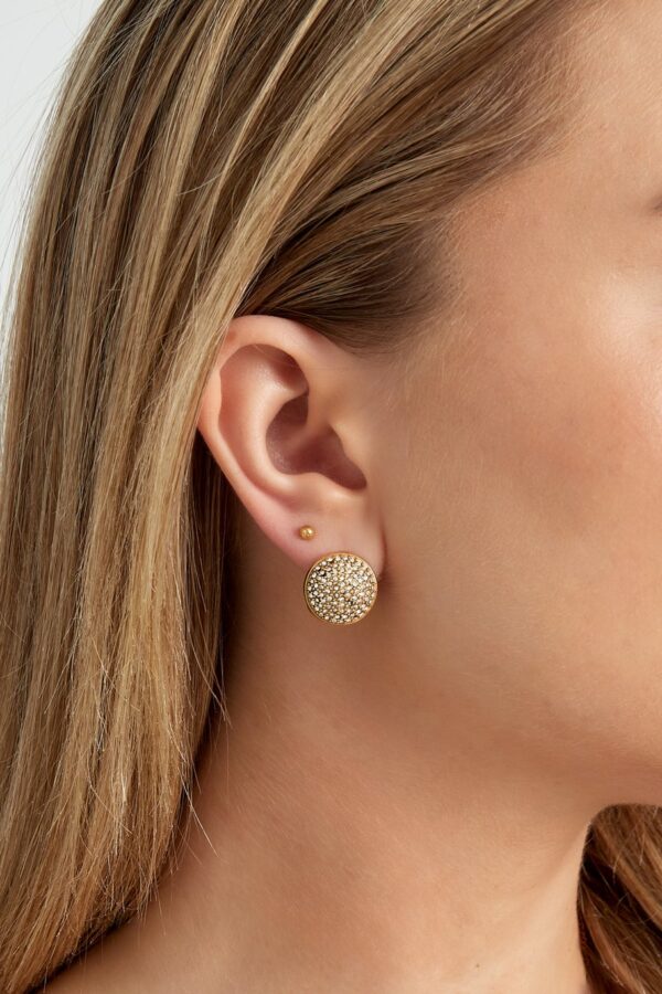 Σκουλαρίκια Daily Sparkle Hoops – Χρυσό