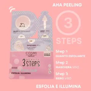 🇰🇷 Made in Korea – AHA Peeling Mask (3 Steps)
