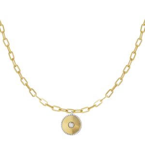 Κολιέ Link with Detail – Χρυσό