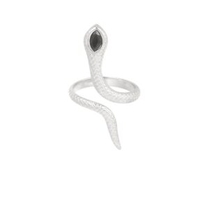 Black Snake Ring – Χρυσο με Ζιρκόν