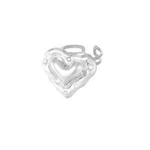 Ring Where is the Love – Ασημί Χρώμα