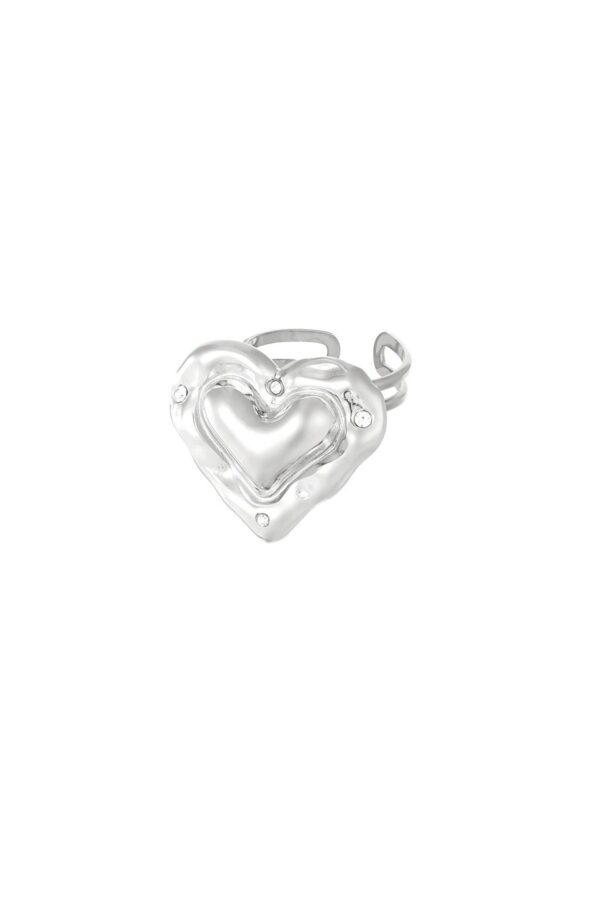 Ring Where is the Love – Ασημί Χρώμα