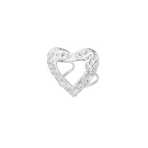Δαχτυλίδι Textured Love – Ασημί