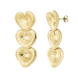 Earrings Love All Over – Χρυσό Χρώμα