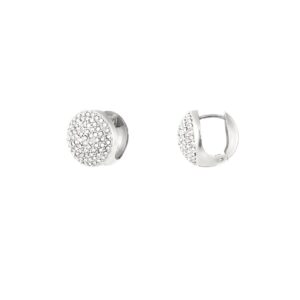 Σκουλαρίκια Daily Sparkle Hoops – Ασημί