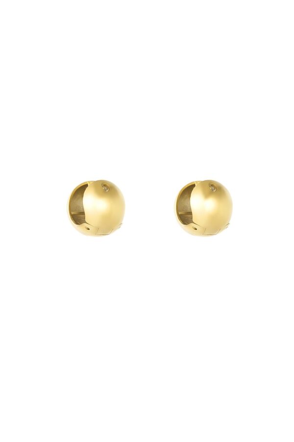 Σκουλαρίκια Daily Sparkle Hoops – Χρυσό - Image 4