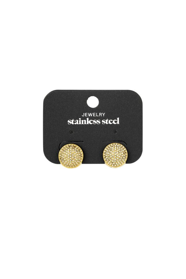 Σκουλαρίκια Daily Sparkle Hoops – Χρυσό - Image 2