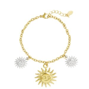 Βραχιόλι ‘Shimmering Sun’ – Ασημί & Χρυσό