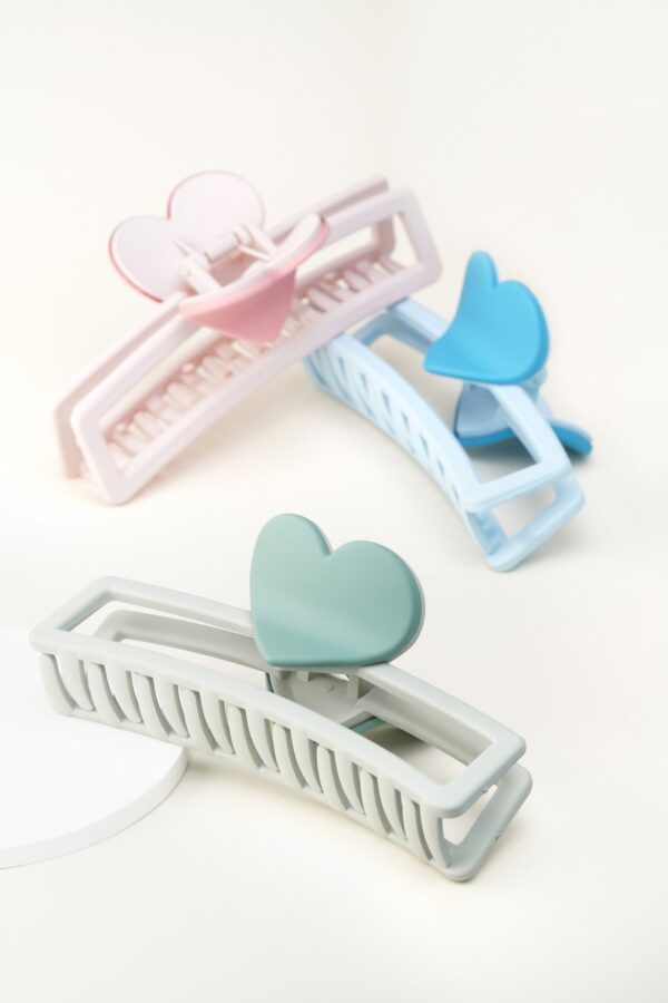 Κλάμερ Heart Handle – Ροζ - Image 4