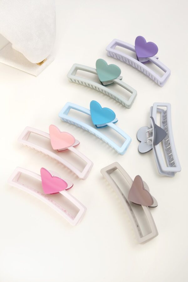 Κλάμερ Heart Handle – Ροζ - Image 3