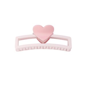 Κλάμερ Heart Handle – Ανοιχτό Ροζ