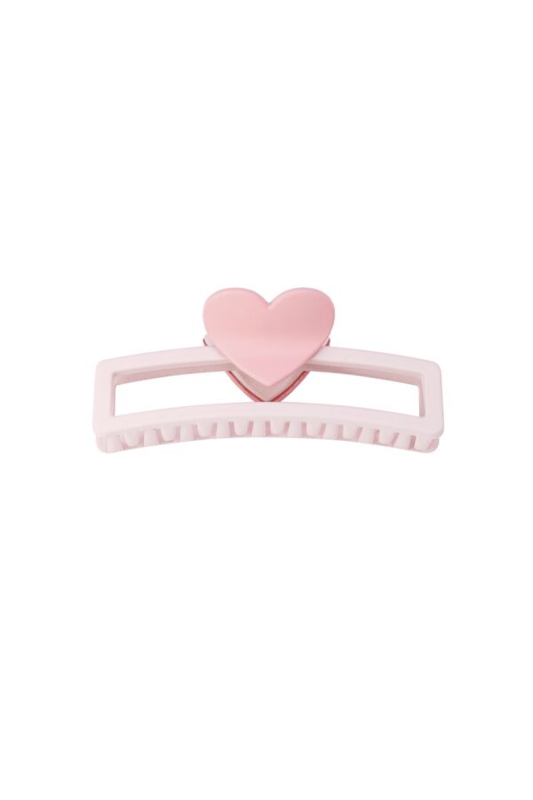 Κλάμερ Heart Handle – Ανοιχτό Ροζ
