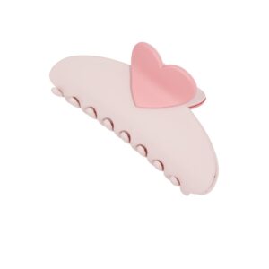 Κλάμερ Heart Detail – Ανοιχτό Ροζ