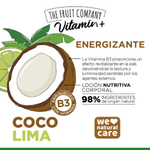 Body Lotion Vitamin+ Coconut Lime  The Fruit Company