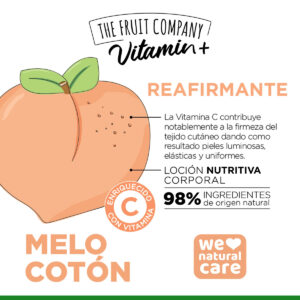 Body Lotion Vitamin+ Peach - The Fruit Company