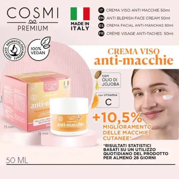 COSMI Κρέμα Προσώπου Anti-Macchia με Βιταμίνη C – 50ml