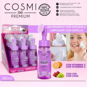 WOW  Cleanser Αφρός Καθαρισμού Προσώπου με Βιταμίνη C & Εκχύλισμα Σταφυλιού