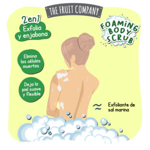 Foaming Scrub Πεπόνι 2 σε 1 –The Fruit Company