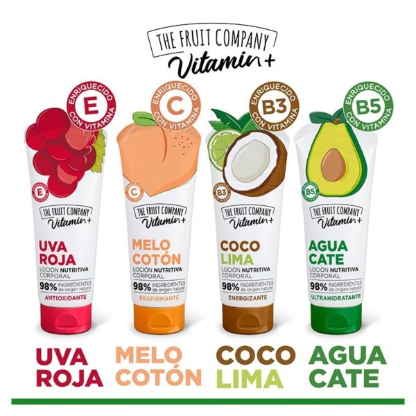 Body Lotion Vitamin+ Coconut Lime  The Fruit Company - Image 4