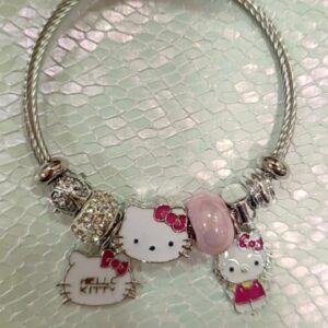 Βραχιόλι Τύπου Pandora – Hello Kitty (Ατσάλινο)
