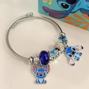 Βραχιόλι Τύπου Pandora – Stitch (Ατσάλινο)