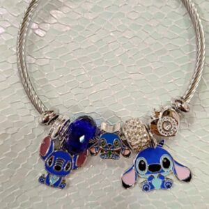 Βραχιόλι Τύπου Pandora – Stitch (Ατσάλινο)