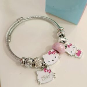 Βραχιόλι Τύπου Pandora – Hello Kitty (Ατσάλινο)