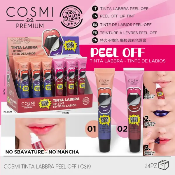 Lip TINT PEEL OFF- Nude or Pink - Image 5