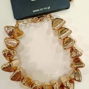 Βραχιόλι RO Accessories – Δυναμική Πολυτέλεια σε Χρυσό