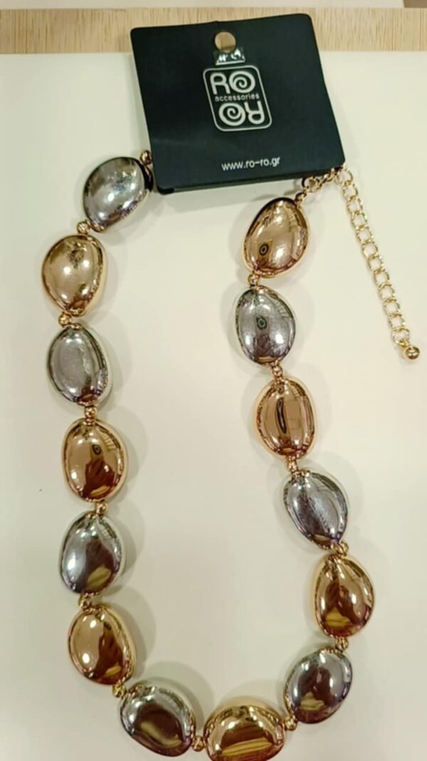Κολιέ RO Accessories – Διχρωμία που Μαγεύει - Image 3