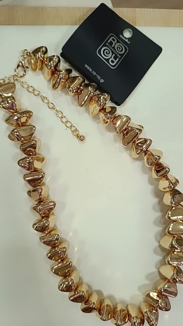 Κολιέ RO Accessories – Κομψότητα σε Χρυσή Λάμψη - Image 3