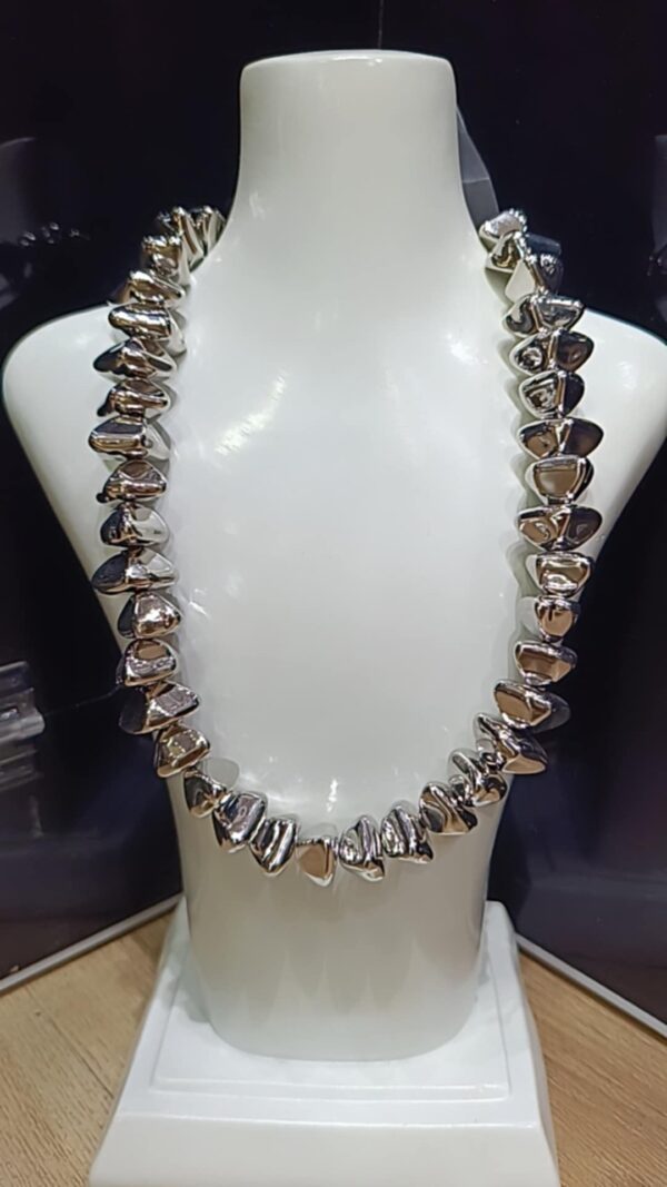 Κολιέ RO Accessories – Κομψότητα με Ασημί Λάμψη - Image 2