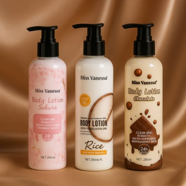 Body Lotion Άνθη κερασιάς-Σοκολάτα-Ρύζι 250 ml
