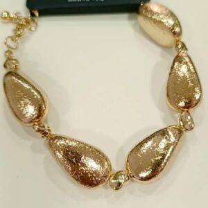 Βραχιόλι RO Accessories – Εκλεπτυσμένη Λάμψη με  Οβάλ Χρυσά Στοιχεία
