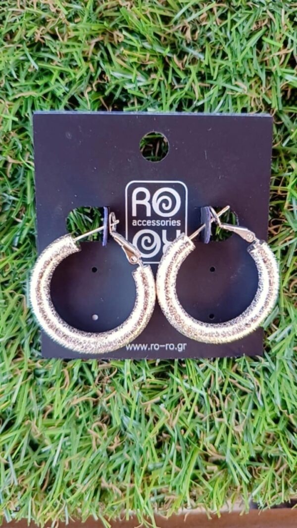 Ασημί Ανάγλυφοι Κρίκοι 30mm-RO Accessories