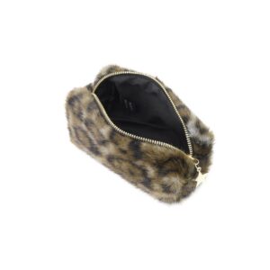Leopard Print Makeup Bag-Καφέ (Brown)
