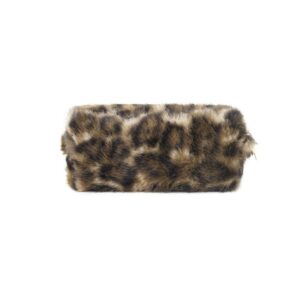 Leopard Print Makeup Bag-Καφέ (Brown)