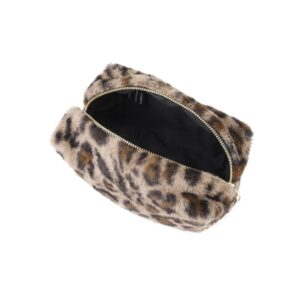 Soft Leopard Makeup Bag –Camel (Καμηλό)