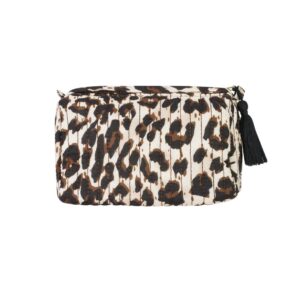 Makeup Bag: Leopard Print