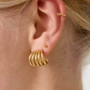 Stainless Steel Stud Earrings: Η Απλότητα του Χρυσού! ⭐