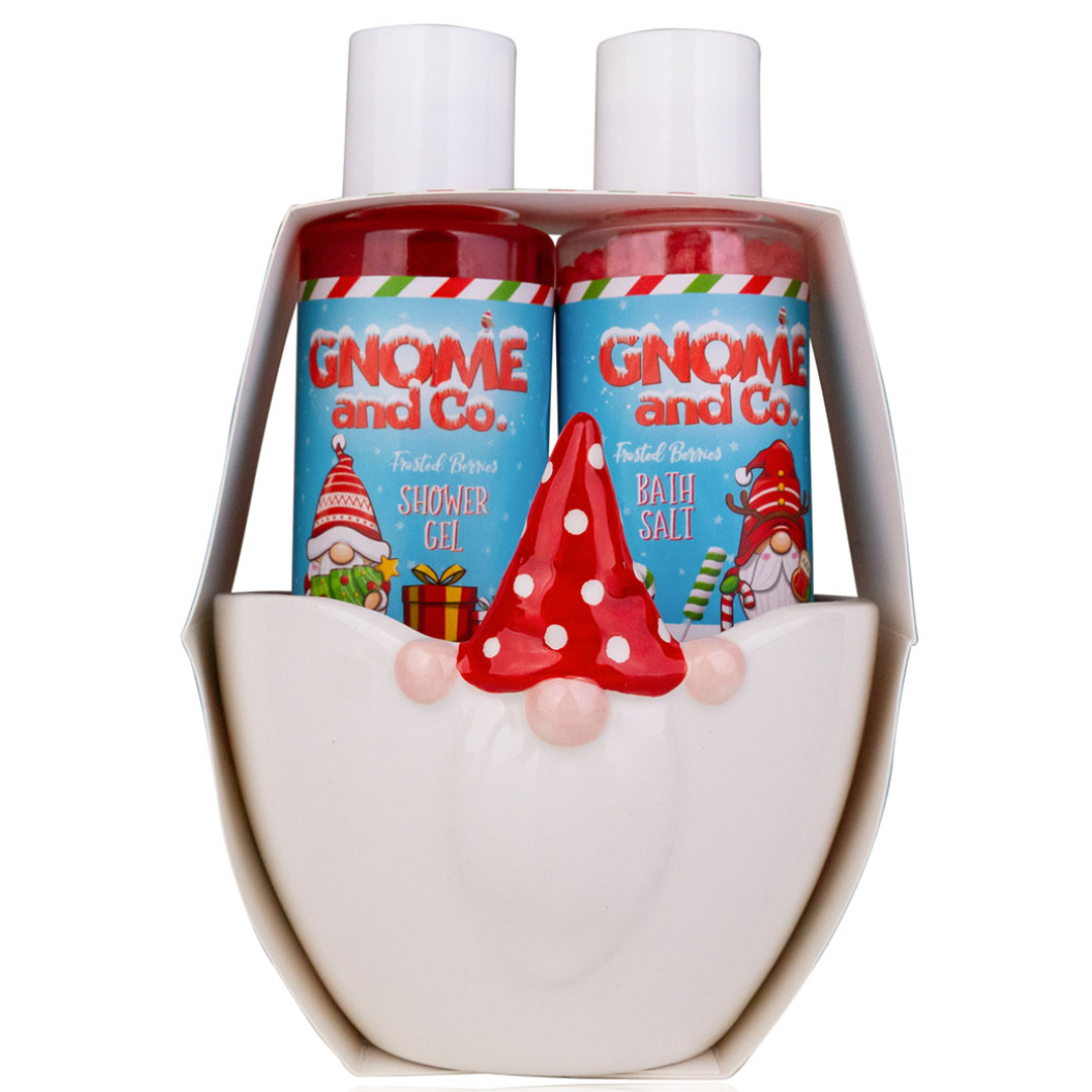 Bath Set GNOME & CO. – Η Μαγεία των Χριστουγέννων στο Μπάνιο Σου! 🎄🛁