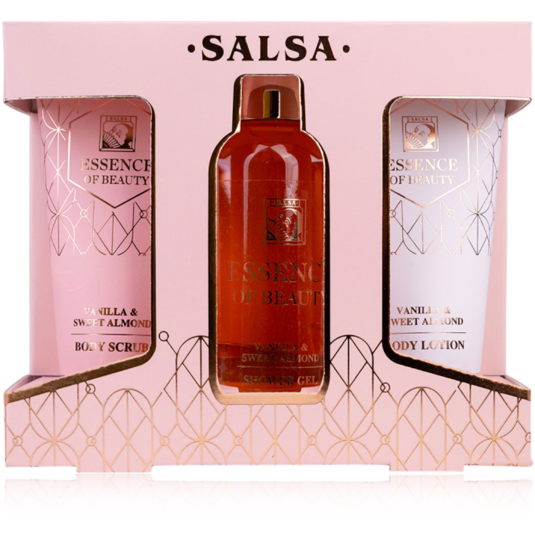 💖 Bath Set ESSENCE OF BEAUTY – Vanilla & Sweet Almond 🌸